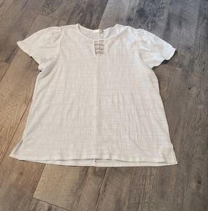 White Rhinestone retrology shirt